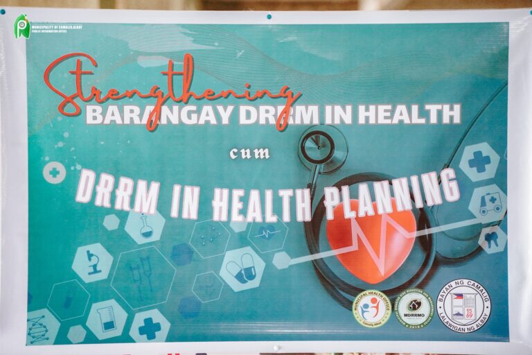 Camalig MDRRMO and MHO Train Barangay Health Workers for Disaster Preparedness